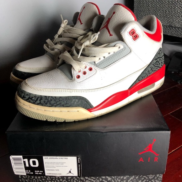 Jordan Other - Jordan “Fire Red 3s” size 10